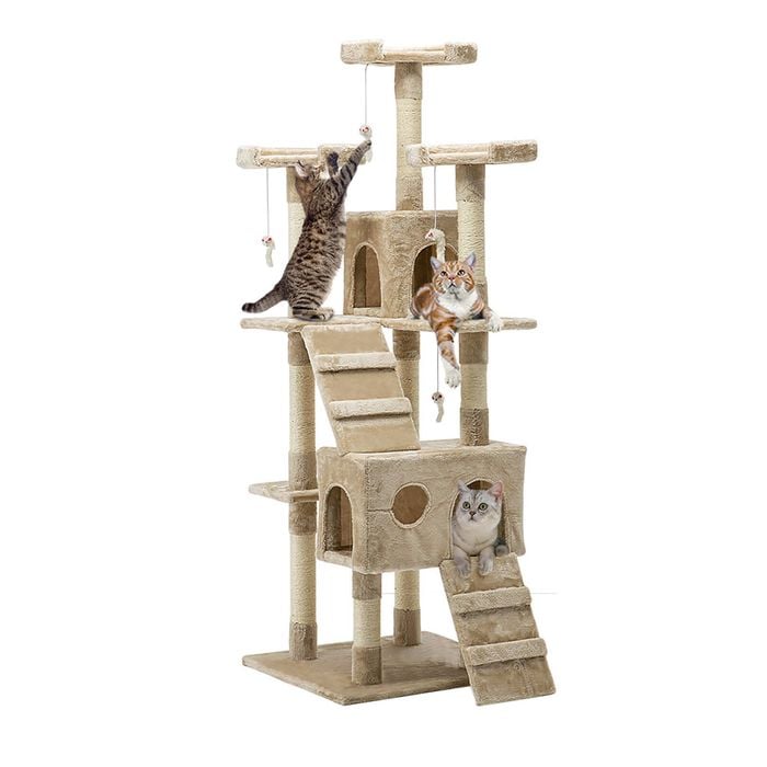 i.Pet 180cm Beige Cat Tree Kitten