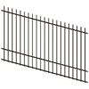 ProtectorAl 1201 - 2400 x 1500mm Black Satin Raked Up to 15º Radiator Pool Fence Panel - Black