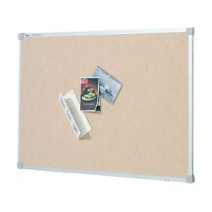 Quartet Bulletin Board Fabric Aluminium 1200x1800mm Bondi Blue