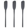 3PK Tovolo Flex-Core All Silicone Blender Spatula Cooking Utensil - Charcoal