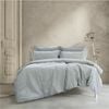 Ardor Boudoir Embre Queen Bed Quilt Cover Set Linen Look Cotton Chambray