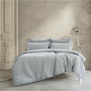 Ardor Boudoir Embre Queen Bed Quilt Cover Set Linen Look Cotton Chambray