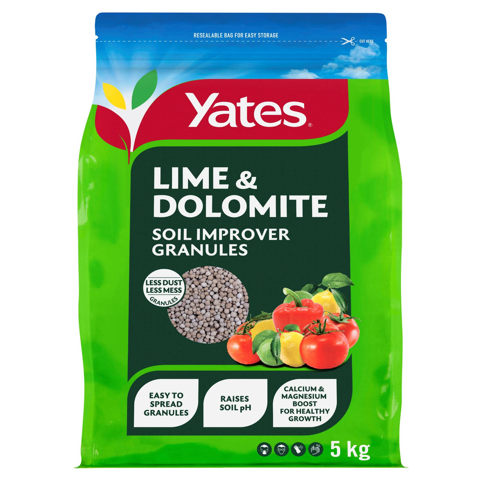 Yates 5kg Lime Dolomite Soil Improver Granules Bunnings Australia