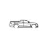 Ignite Laser Holden VF GEN-F2 Maloo R8 LSA Silhouette Metal Wall Art Rustic Metal 47inch/120cm