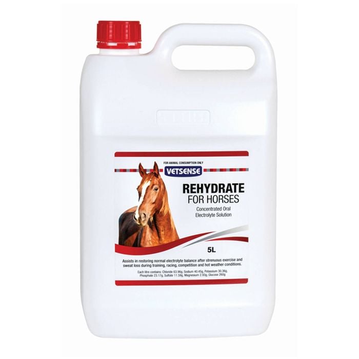 Vetsense Rehydrate Electrolyte Balance Maintenance for Horses 5L