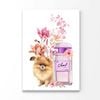 Perfume with Dog Print 100% Australian Made 100 x 150cm (Acrylic)