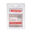 Ikonic 104mm Brushed Nickel Square Handle - 10 Pack