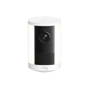 Ring Spotlight Camera 2K 2nd Gen Battery White