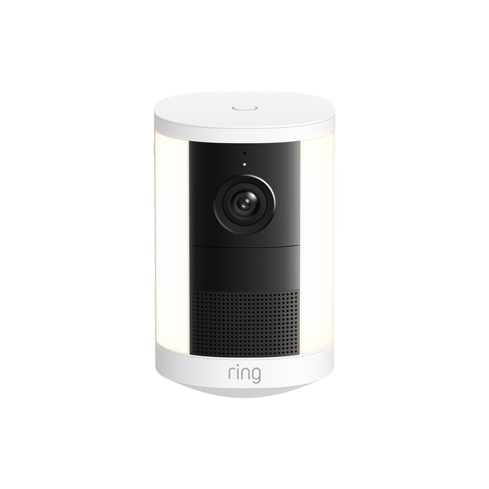 Ring Spotlight Camera 2K 2nd Gen Battery White