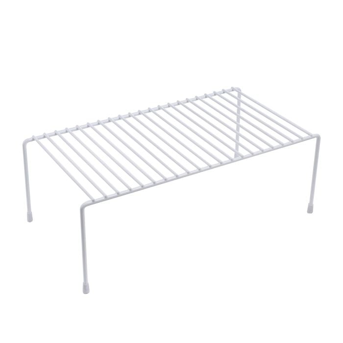 Practa White 1 Tier Kitchen Shelf