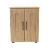 Montreal Low Line Double Door Floor Unit Light Sonoma Oak