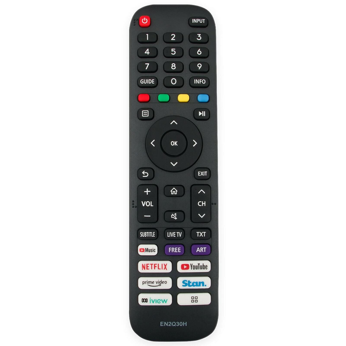 En2q30h Remote Control Fit For Hisense Vidaa Tv 65q7, 65sx, 70s5, 100l5f, 100s8