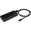StarTech.com 7 Port USB C Hub - 2x USB-C & 5x USB-A - Mountable Metal USB 3.0 Type-C Hub - 5Gbps USB 3.2 Gen 1 - Self Powered