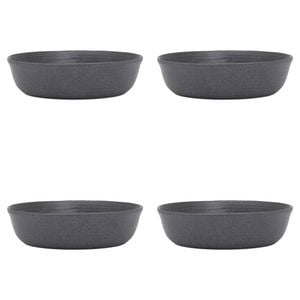 4PK Ecology Ottawa Stoneware Dinner Bowl Tableware 22cm - Stone