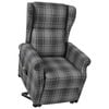 vidaXL Lift Chair Massage Chair Lift Recliner Chair Office Armchair Grey Fabric