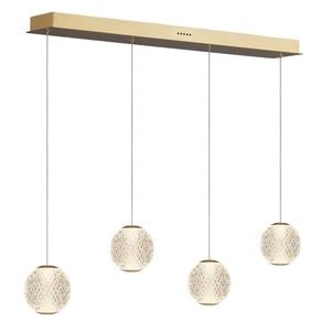 Vencha Langdon 4 Light Bar LED Pendant - Gold (3000K)