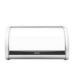 Brabantia Roll Top Bread Bin Medium Brilliant Steel