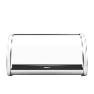 Brabantia Roll Top Bread Bin Medium Brilliant Steel