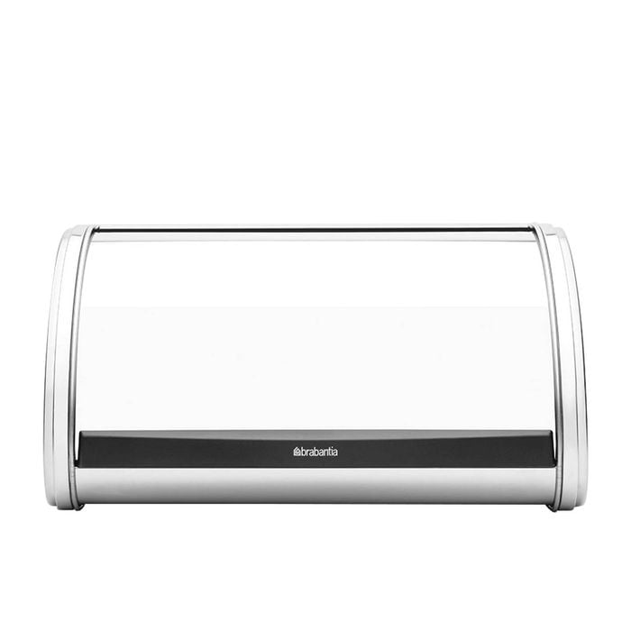 Brabantia Roll Top Bread Bin Medium Brilliant Steel