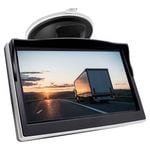 Elinz 5" AHD Monitor Wired 4PIN 2 Channel HD Video Inputs Single View 12V 24V 800*480 Windscreen Mount