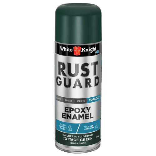 White knight rust guard epoxy enamel spray top