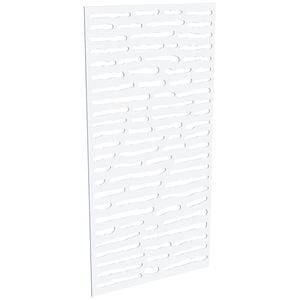 ProtectorAl 300-1200w x 1201-2400h Satin White/Gloss White Slate Unframed Composite Deco Panel