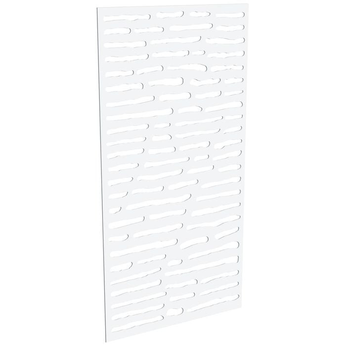 ProtectorAl 300-1200w x 1201-2400h Satin White/Gloss White Slate Unframed Composite Deco Panel