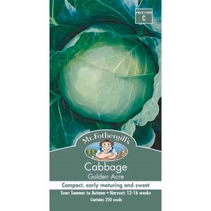 Mr Fothergill's Seed Cabbage Golden Acre