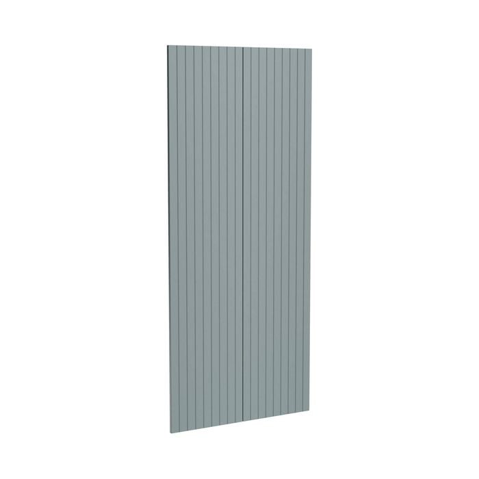 Kaboodle 600mm Provincial White V-Groove Rangehood Doors - 2 Pack