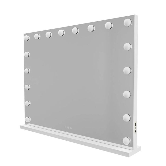 Lenoxx Led Beauty Mirror With 18 Bulbs White 80 X 62cm