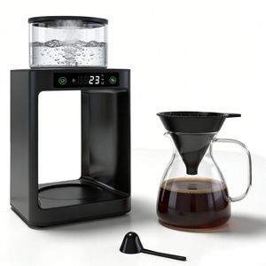 YOPOWER Coffee Machine 1600W, 8 Cup Filter Coffee Maker with 1.3L Water Tank & 1.15L Glass Carafe