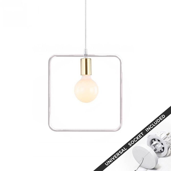 Snap Lighting Gigi White Downlight to Pendant Light Conversion Kit