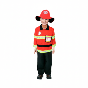 More Than Party Boys Children Fire Fighter Kids Costume Large 130-150cm