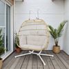 Snug Steel Hanging Chair - Natural
