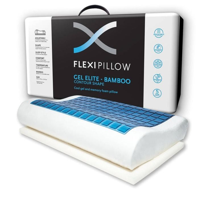 Flexi Pillow - Gel Contour With Bamboo