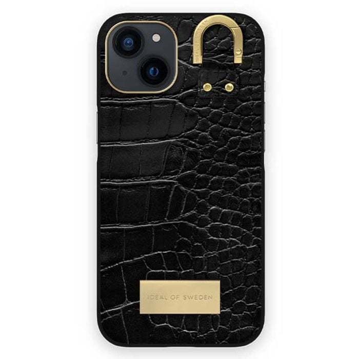 Ideal Of Sweden Black Croco Case (suits Iphone 14 Plus)