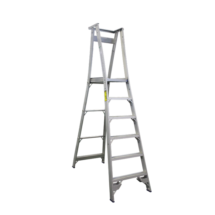 Indalex 1.8m 180kg Pro Series Industrial Aluminium Platform Ladder