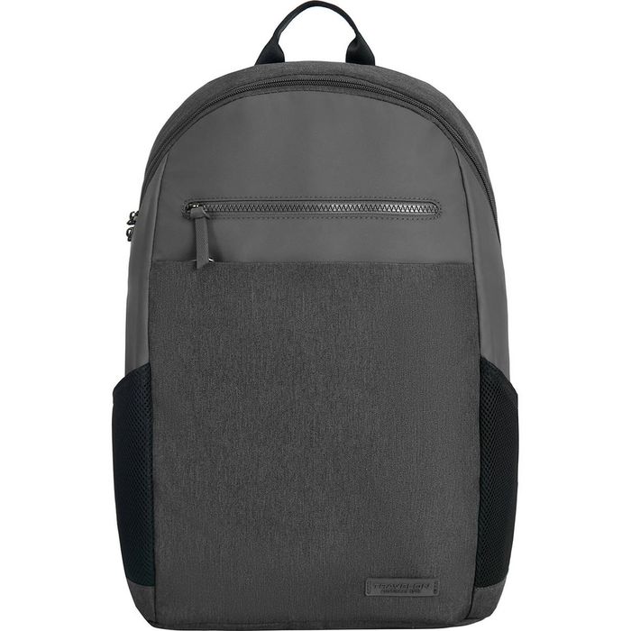 Travelon Metro Anti-Theft 15.6" Laptop & Tablet Backpack in Gray Heather