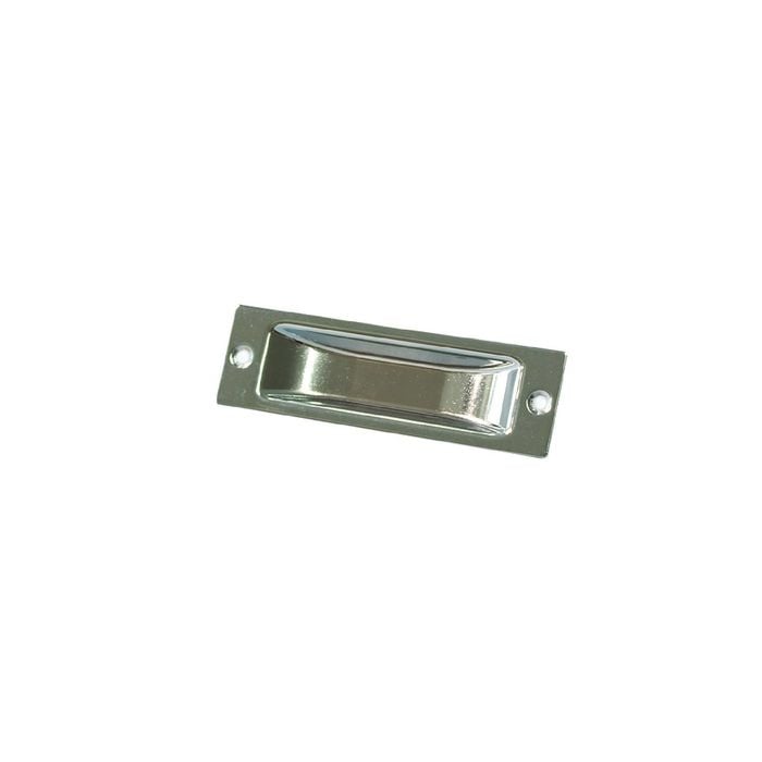 Sylvan Flush Pull  4" CP - Chrome Plate