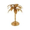 Maine & Crawford 39x25cm Brynne Palm Tree Candle Holder - Antique Gold