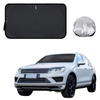 Front Windscreen Sun Shade for VolksWagen Touareg 2018 - Current (7P, CR) - Standard 150 x 85 cm - Black