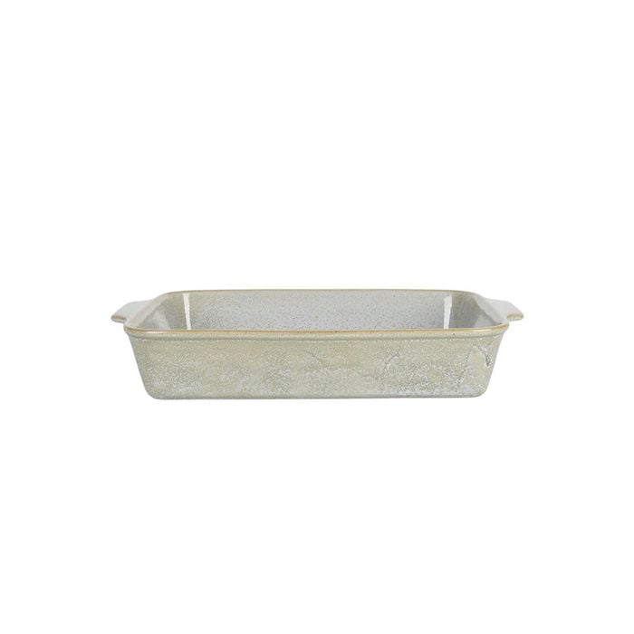 NF Living Rectangular Bake Dish 35x22x6 Durable Ceramic Baking Bakeware Green