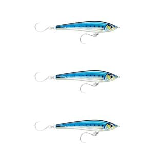 3x Rapala 17cm X Rap Magnum Stick Slow Sink Bait Fishing Lures -HD Blue Sardine