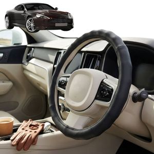 Australian Goose Steering Wheel Cover for Aston Martin DB9 2014 - 2016 Circle Black