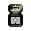 Scotch 2.54 x 2.54cm Mount Indoor Double-Sided Mounting Squares