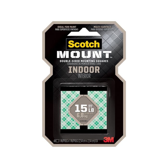 Scotch 2.54 x 2.54cm Mount Indoor Double-Sided Mounting Squares