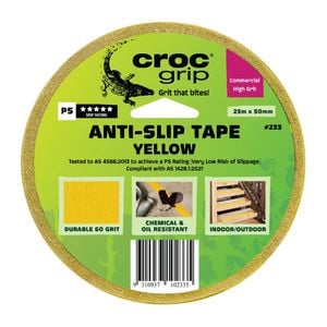 Croc Grip 48mm x 25m Yellow Anti-Slip Tape