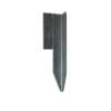 400mm Sleeper Peg Galvanised Steel Right Hand