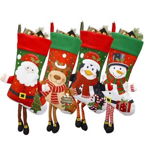 Lifebay Christmas Stocking Set Holiday Decorations (4pcs)