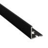 QEP 12.5mm x 1m Black Angle L Shape Tile Trim